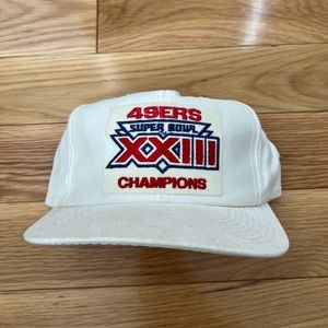 ❗️RARE 1989 49ERS Super Bowl Champs Hat (White)❗️